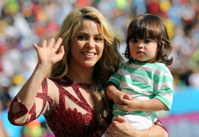 Shakira a syn Milan